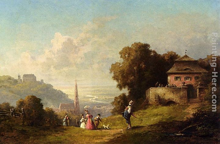 Willy Moralt A Family Outing In The Country Side